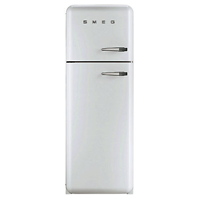 Smeg FAB30LF Fridge Freezer, A++ Energy Rating, Left-Hand Hinge, 60cm Wide White Smeg FAB30LF Fridge Freezer, A++ Energy Rating, Left-Hand Hinge, 60cm Wide White